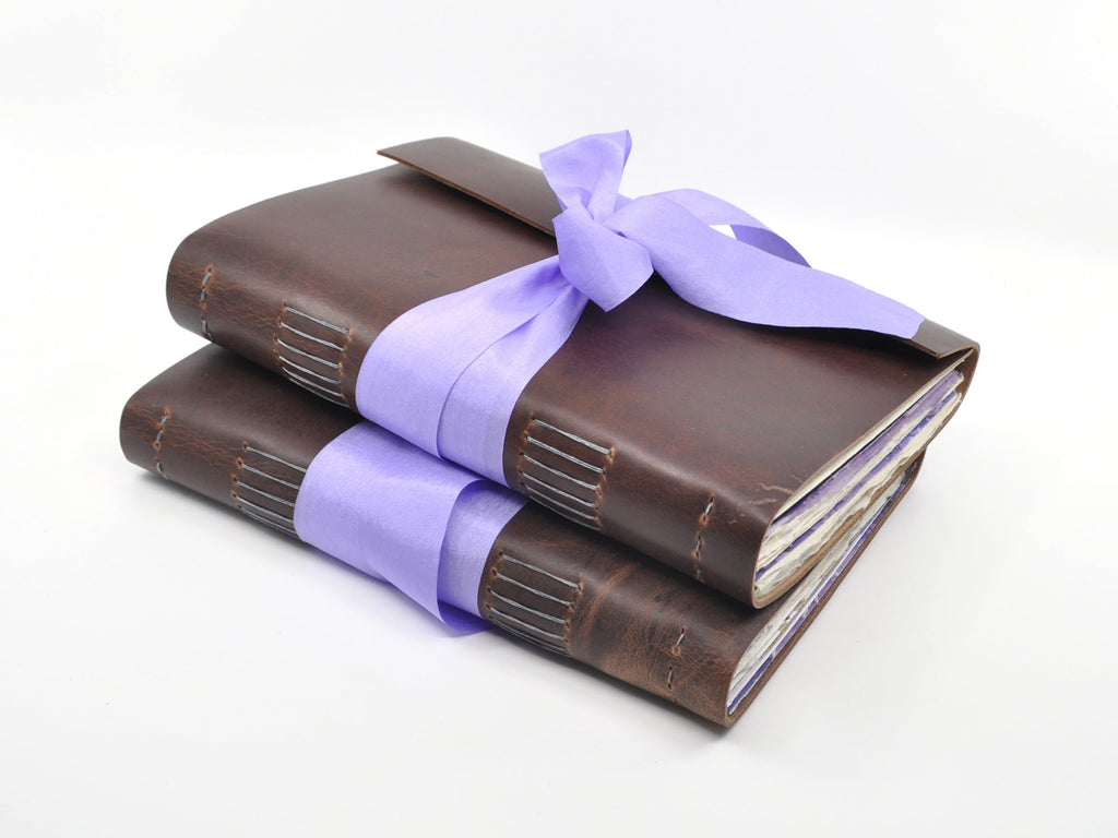 Wisteria One of a Kind Leather Journal