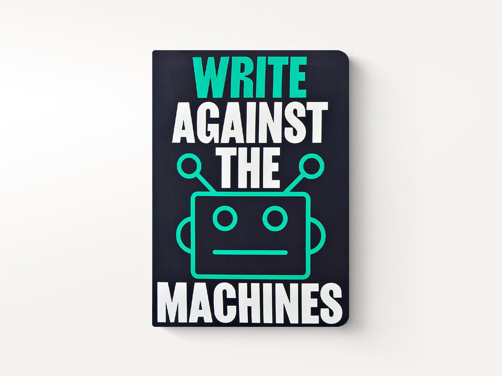 Write Against the Machine Dotted Page Notebook