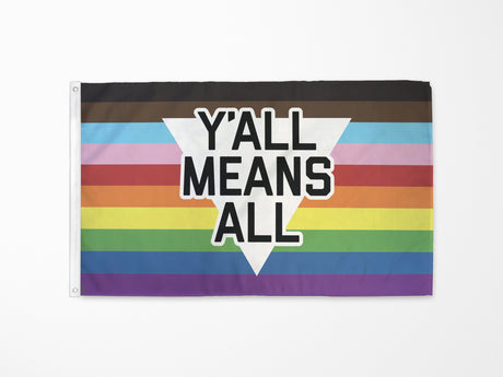 Y'all Means All Rainbow Flag