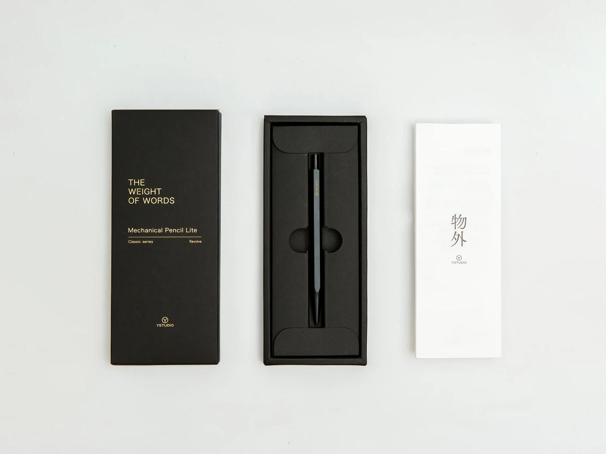 Ystudio Mechanical Pencil Lite Classic Series - Black