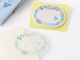 Yuri Sanae See-Through Sticky Notes - Forest Lake
