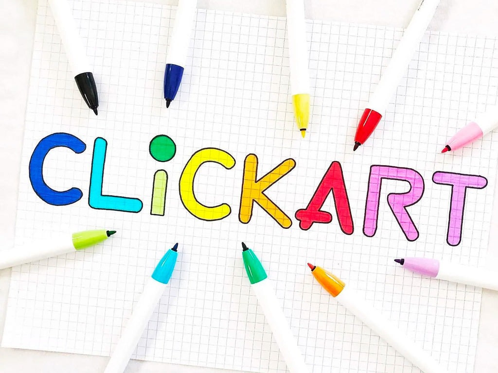 Zebra ClickArt Retractable Marker Pens Set of 6 - Standard