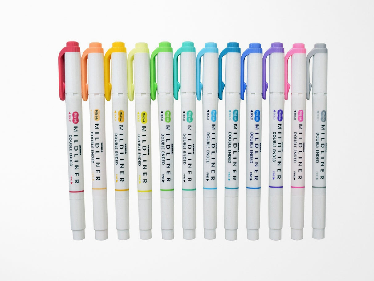 Zebra Mildliner Highlighter Pens