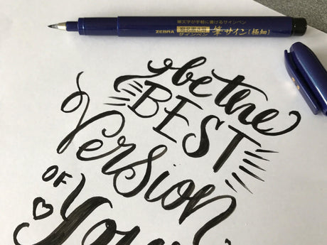 Zebra Zensations Fude Brush Pen - Double Ended