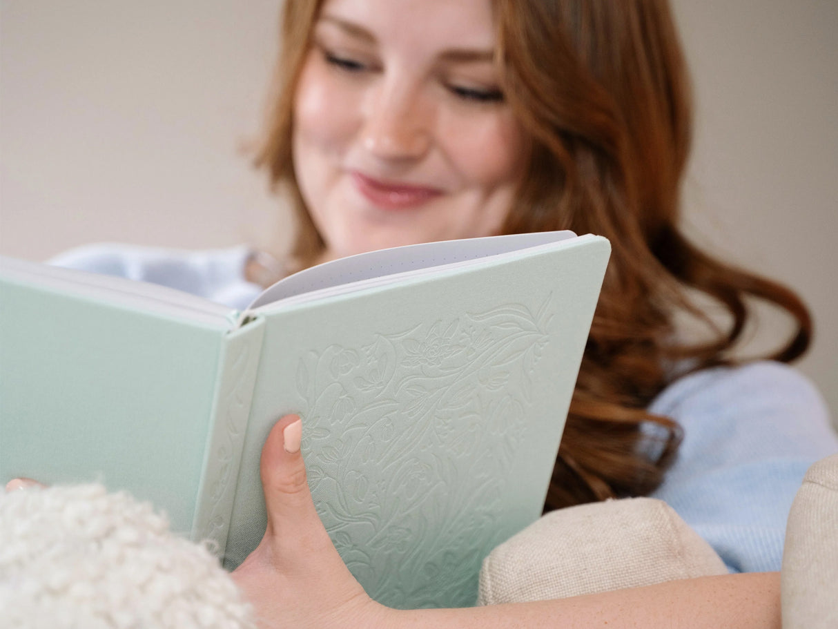 Snowdrops B5 Dot Grid Journal