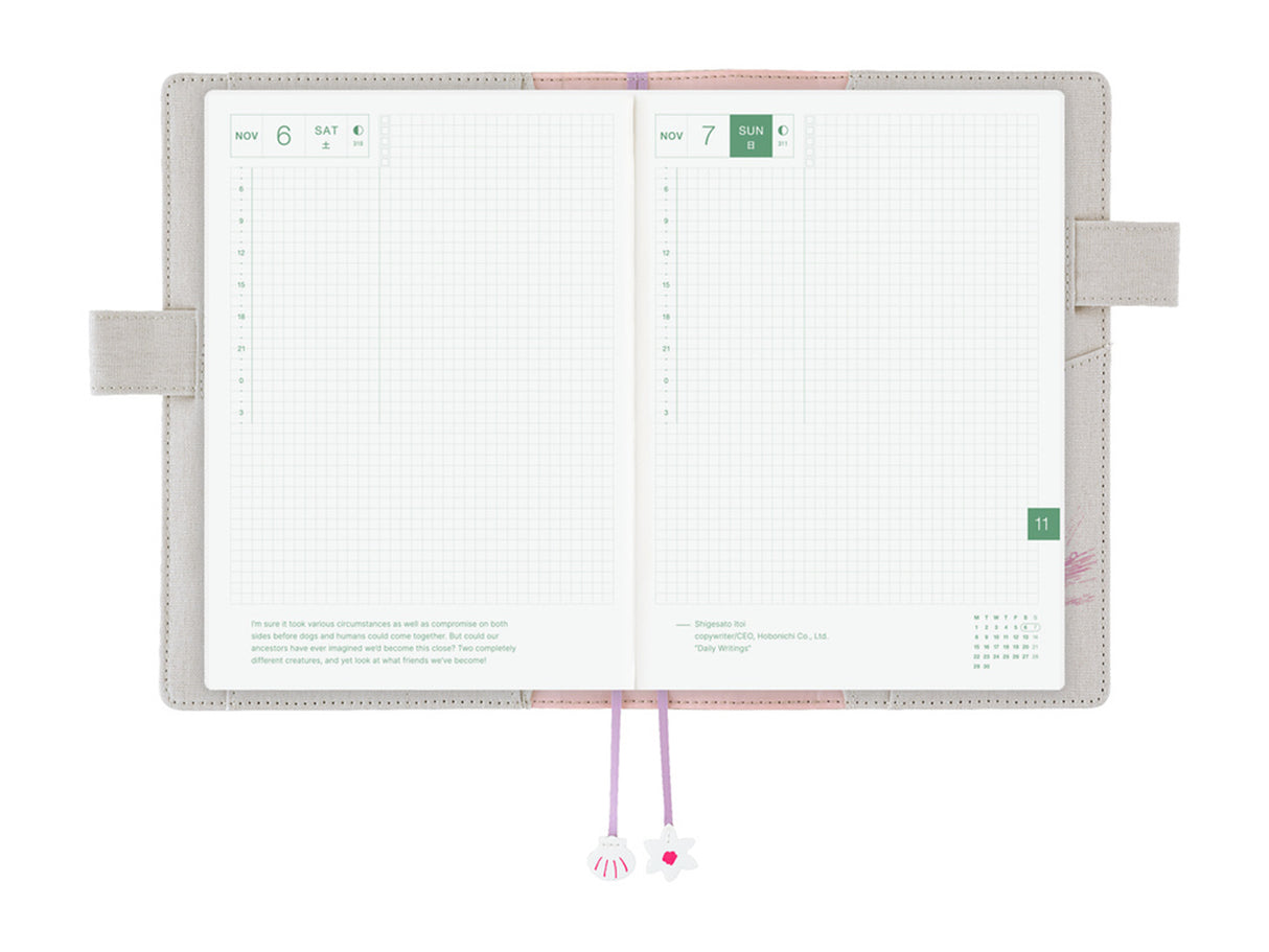 Hobonichi Techo A5 Cousin Cover - Moomin: My Yard