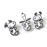 Snoopy Dancing Set of Three Pins