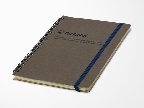 Rollbahn Cap-Martin Spiral Notebook Greige