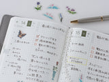 iyo okumi Transparent Embroidery Sticker Set - My Garden