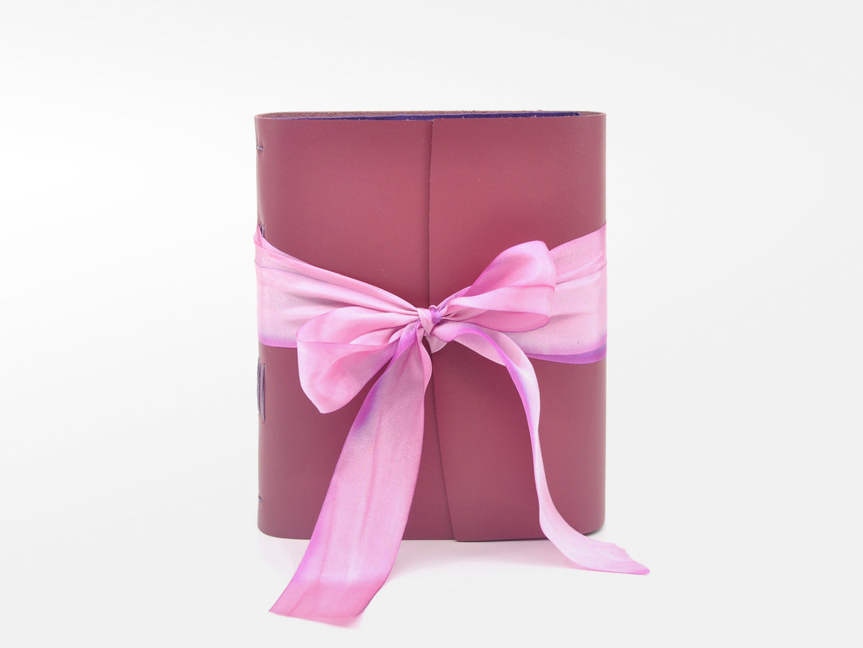 Hibiscus One of a Kind Leather Journal