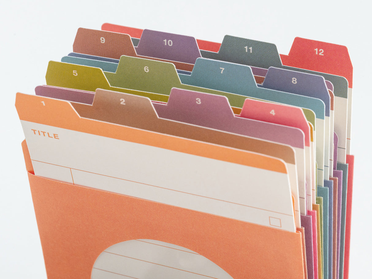 TSUKI no IRO: 12 Month Index Pockets