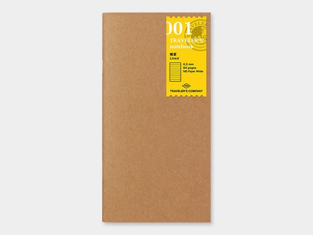 001 Lined Refill TRAVELER'S Notebook - Regular Size