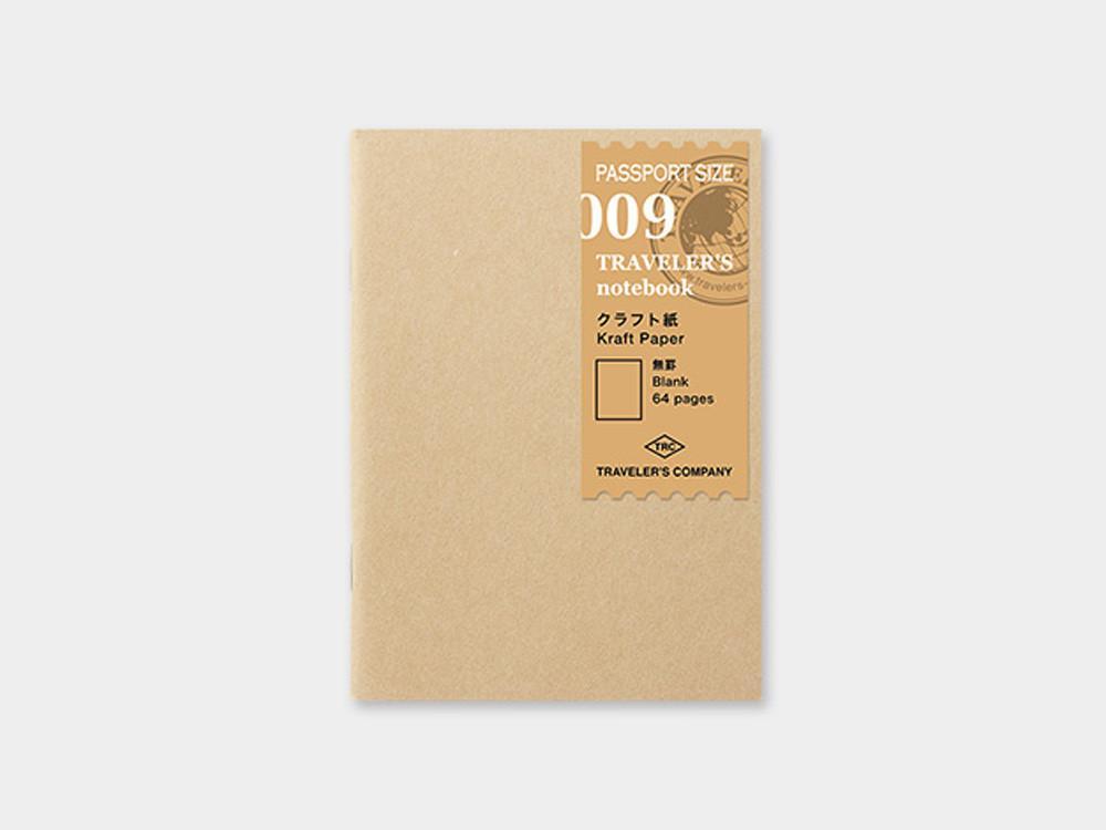 009 Kraft Paper Refill TRAVELER'S Notebook - Passport Size