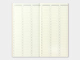 018 Free Diary Weekly Refill TRAVELER'S Notebook - Regular Size