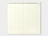 018 Free Diary Weekly Refill TRAVELER'S Notebook - Regular Size