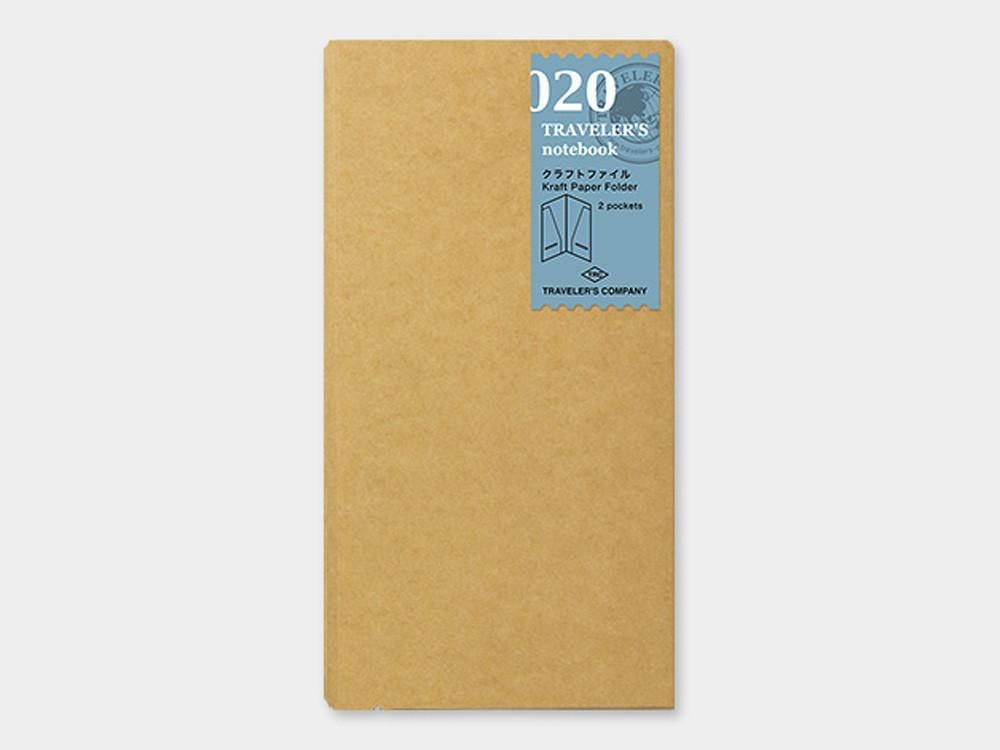 020 Kraft File TRAVELER'S Notebook - Regular Size