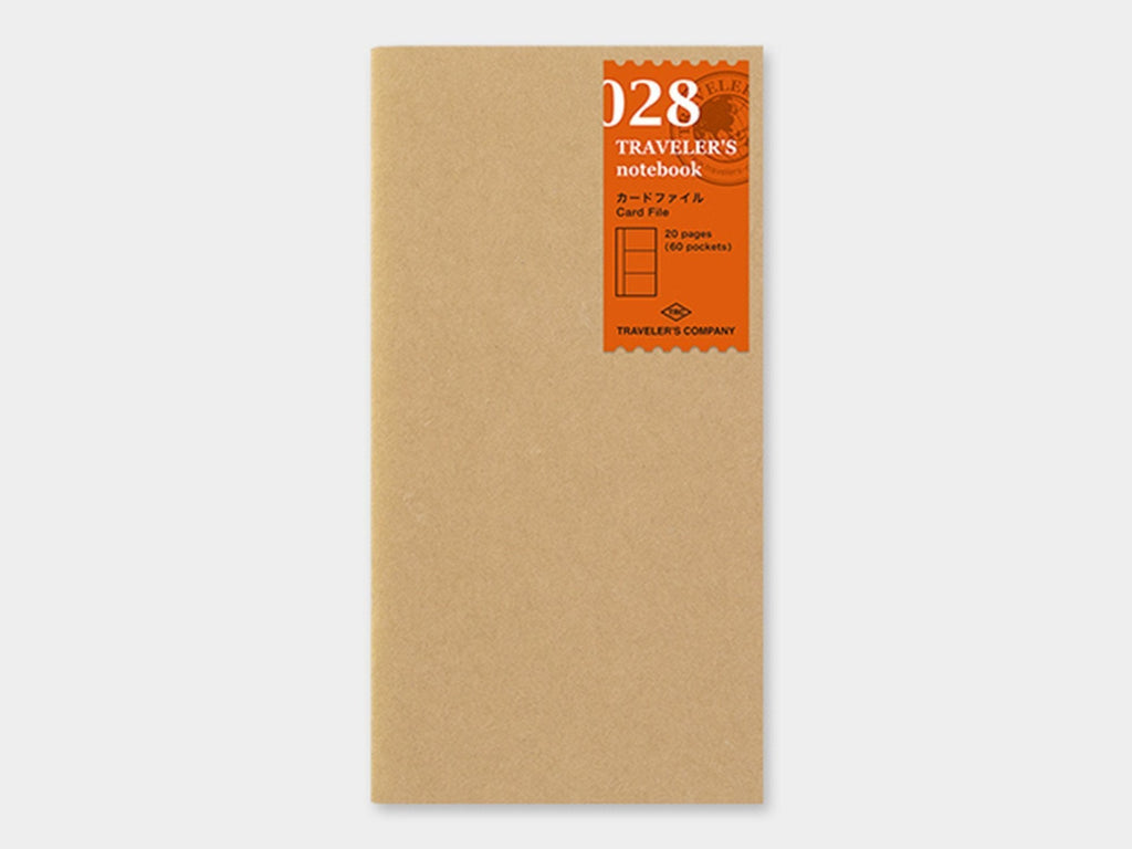 028 Card File TRAVELER'S Notebook - Regular Size