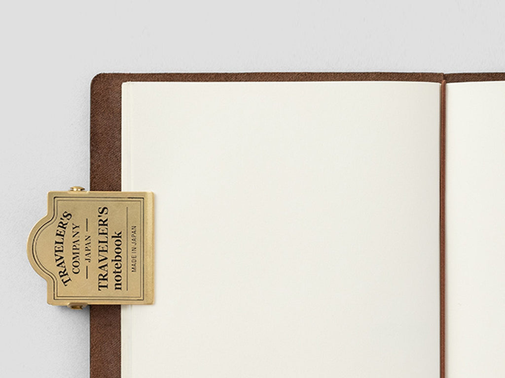 030 Brass Clip TRAVELER'S Notebook - Both Sizes