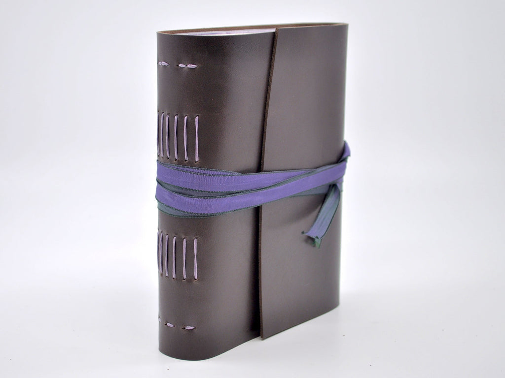 Amethyst One of a Kind Leather Journal
