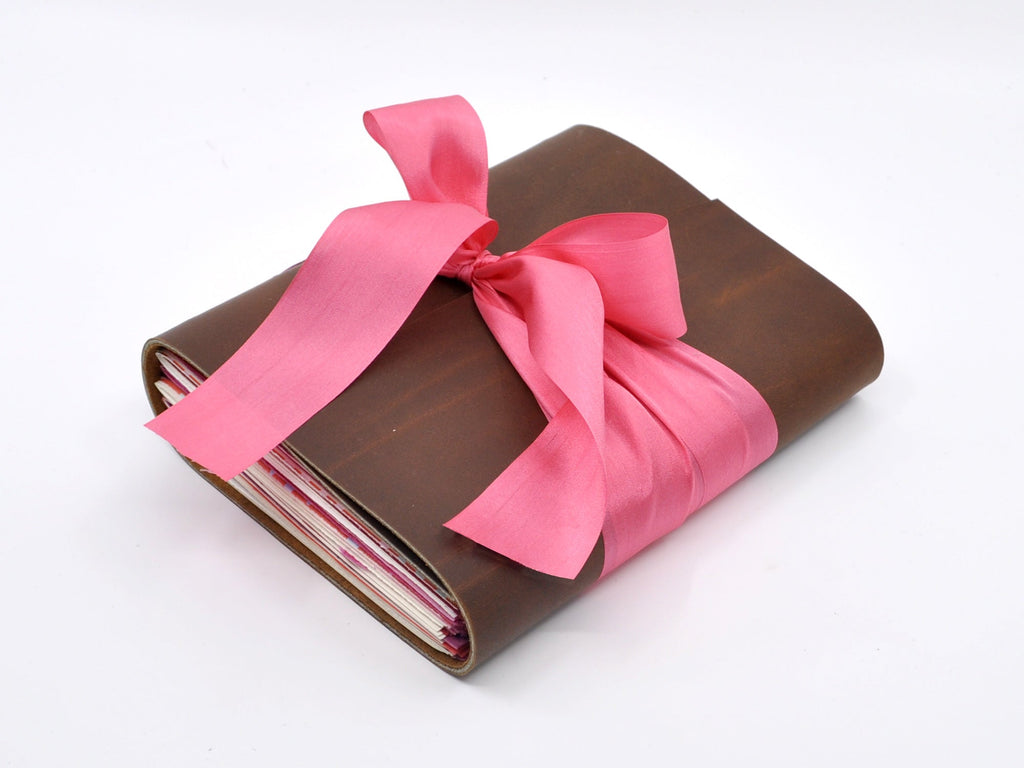 Begonia One of a Kind Leather Journal