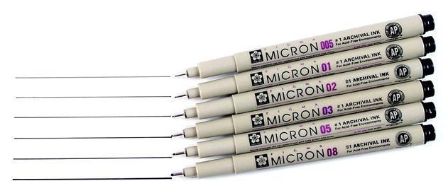 Black Pigma Micron Pen