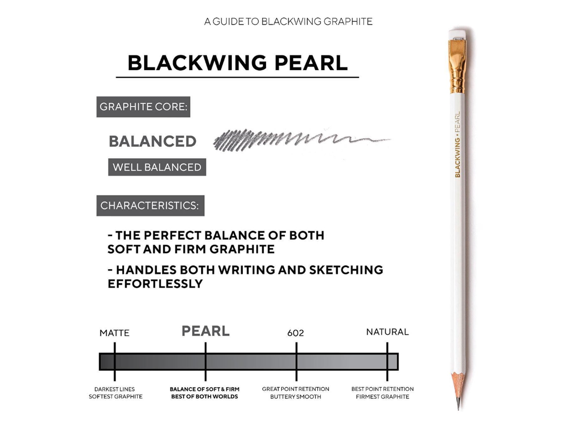 Blackwing Pearl Pencils Set of 12 – Jenni Bick Custom Journals