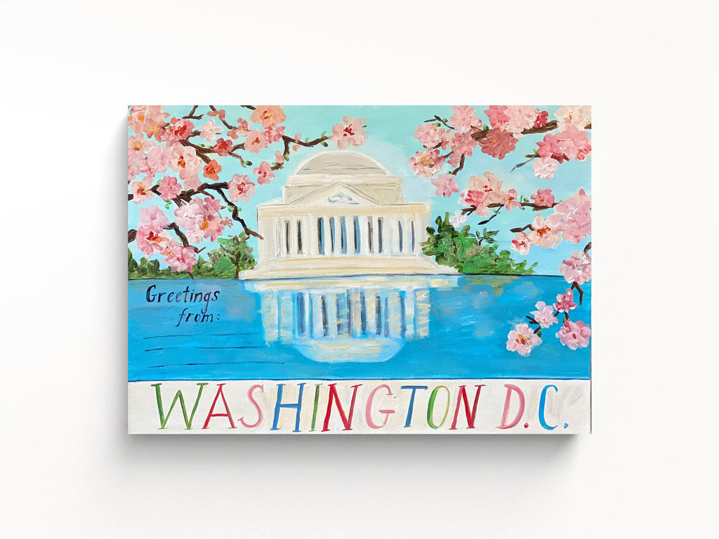 Cherry Blossoms at the Tidal Basin Boxed Notecards, Set of 6