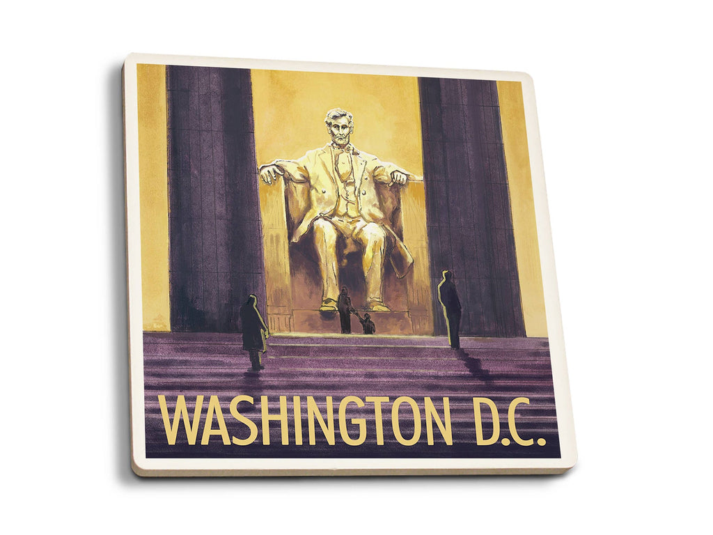 Coaster Washington DC Lincoln Memorial