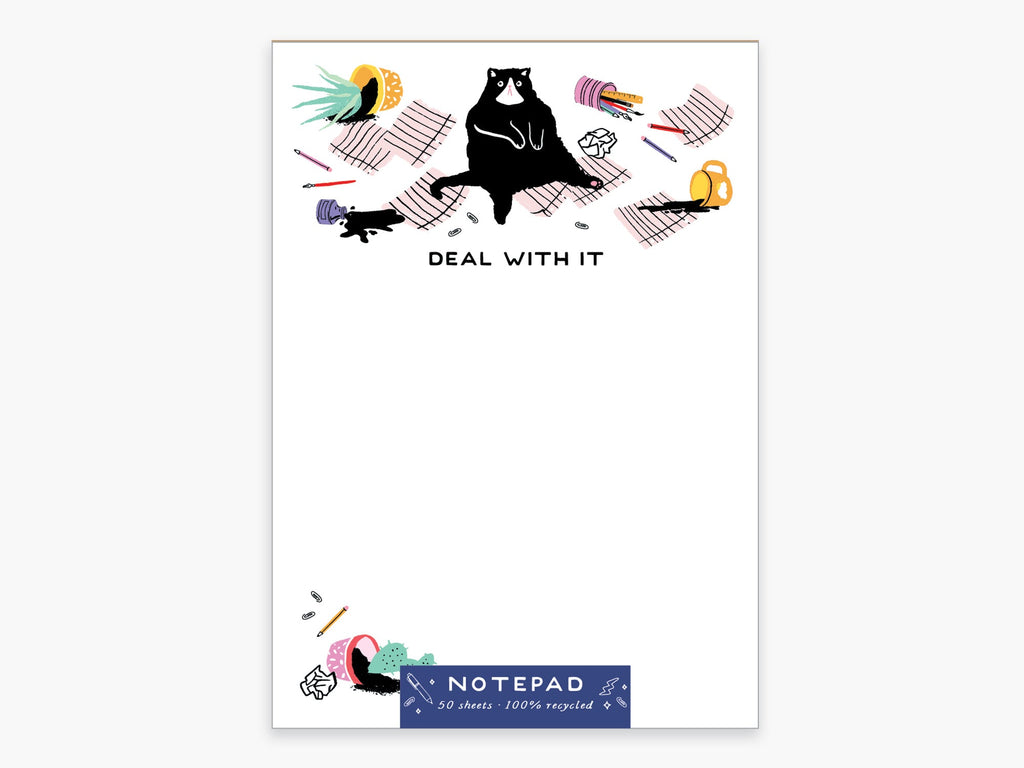 Deal With It Cat Notepad