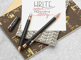 Faber Castell NEO SLIM BLACK MATTE AND ROSE GOLD Collection