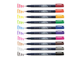 Fudenosuke Colors Calligraphy Brush Pens - 10-Pack