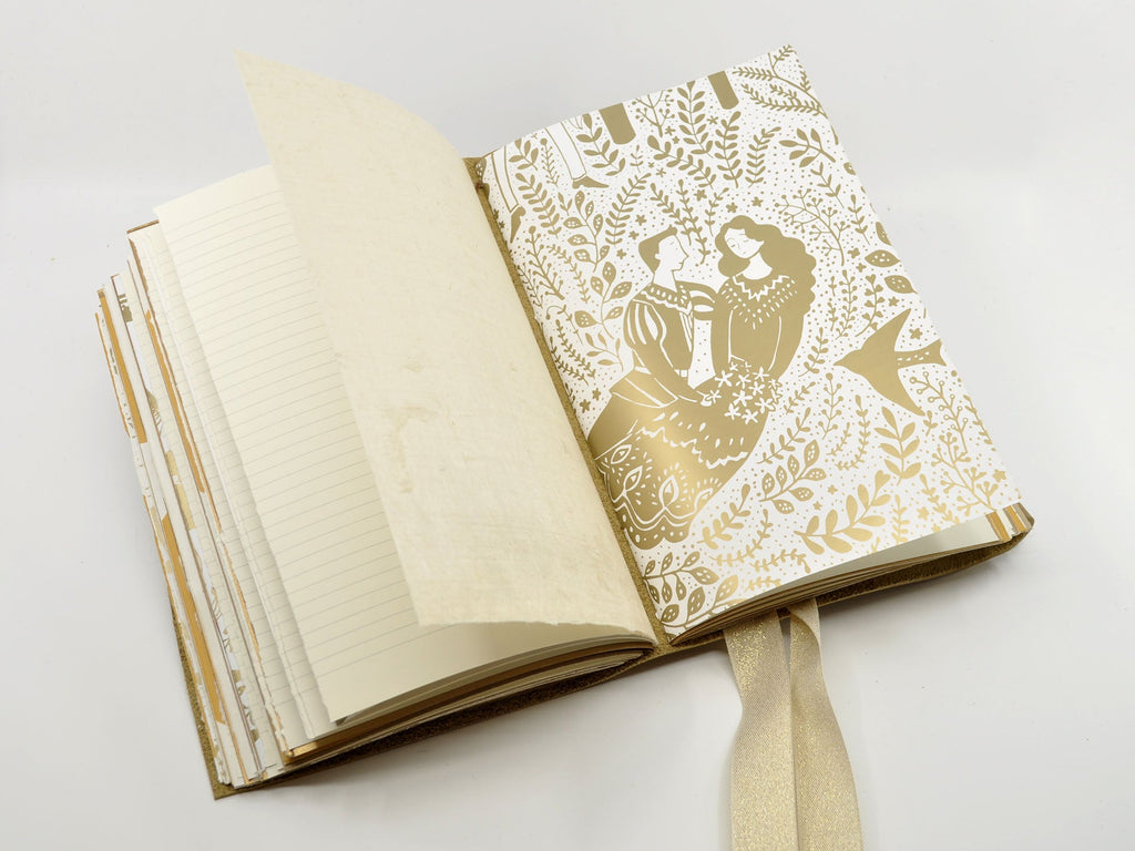 Gilded One of a Kind Leather Journal
