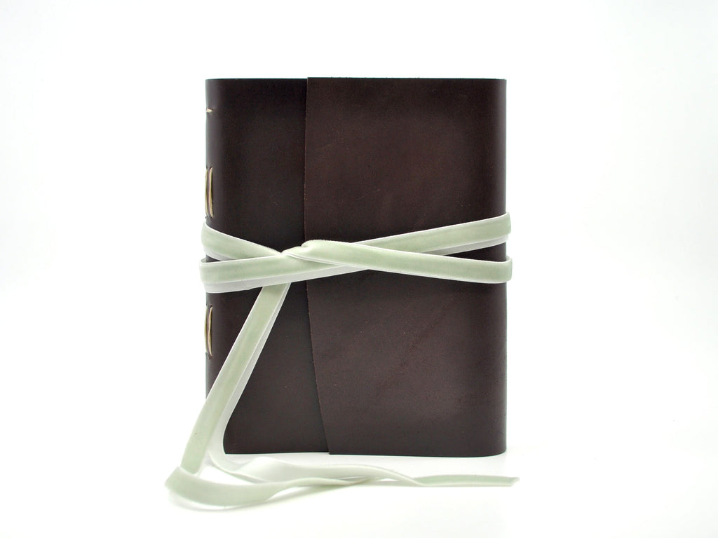 Green Tea One of a Kind Leather Journal