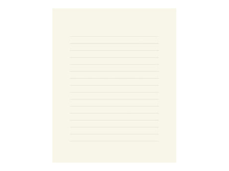 MD Letter Pad Cotton Horizontal Ruled
