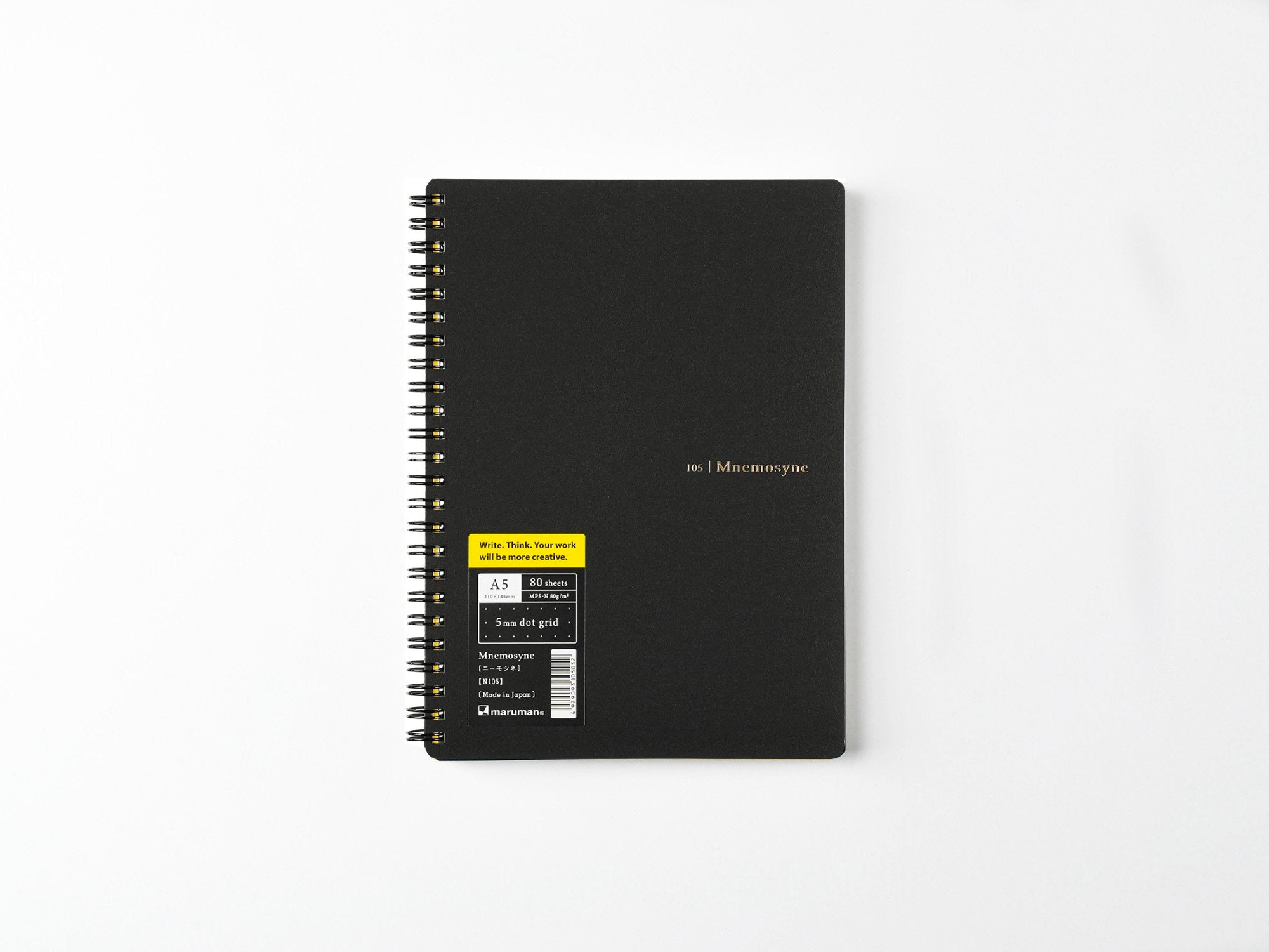 Maruman Mnemosyne Notebook 105 - A5 Dotted – Jenni Bick Custom