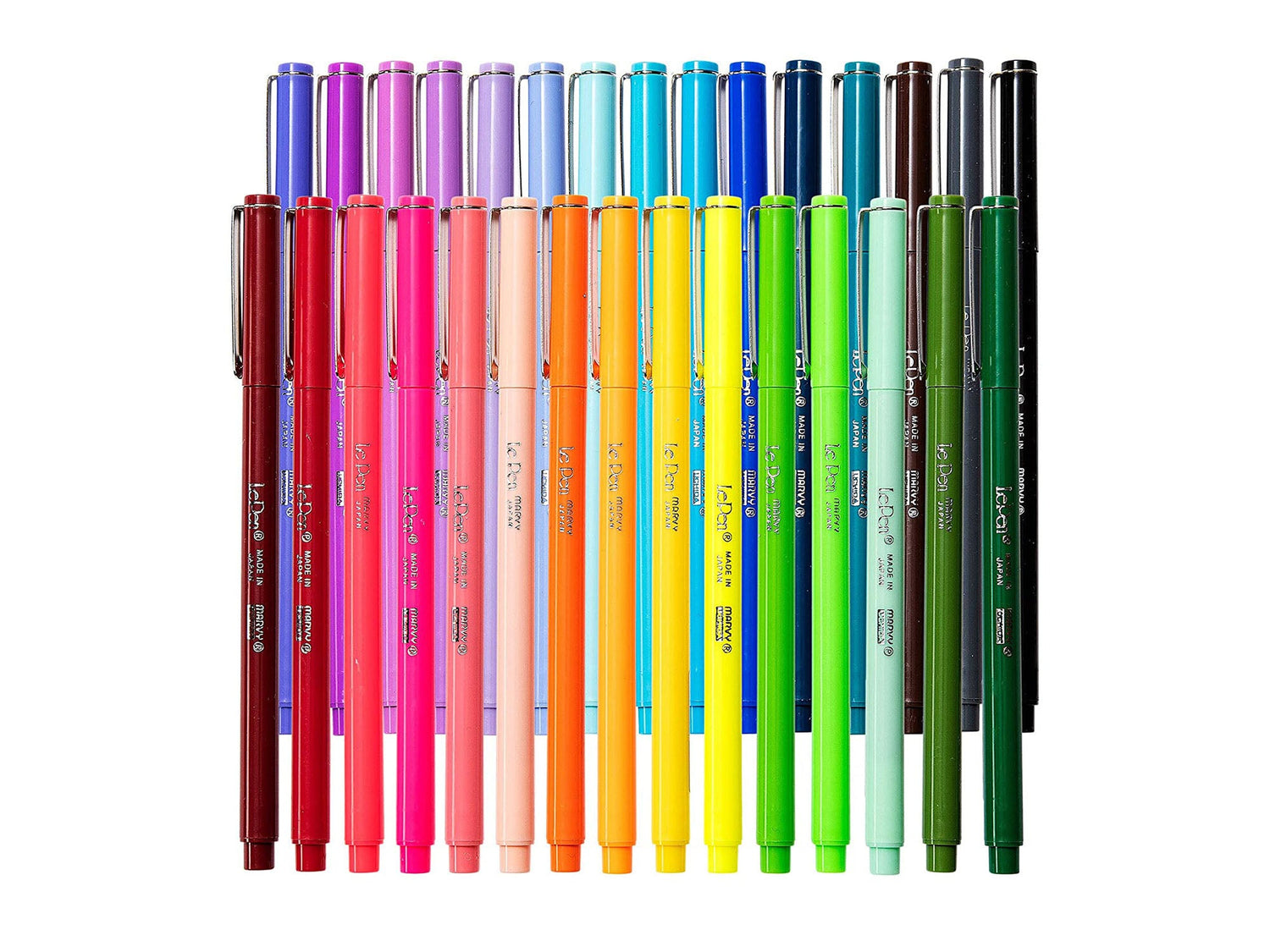 Marvy Le Pen Set of 30 Assorted Colors