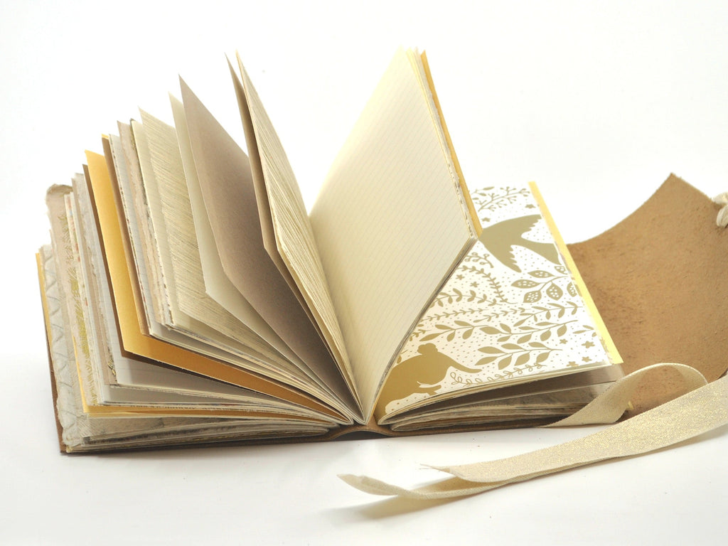 Midas Touch One of a Kind Leather Journal