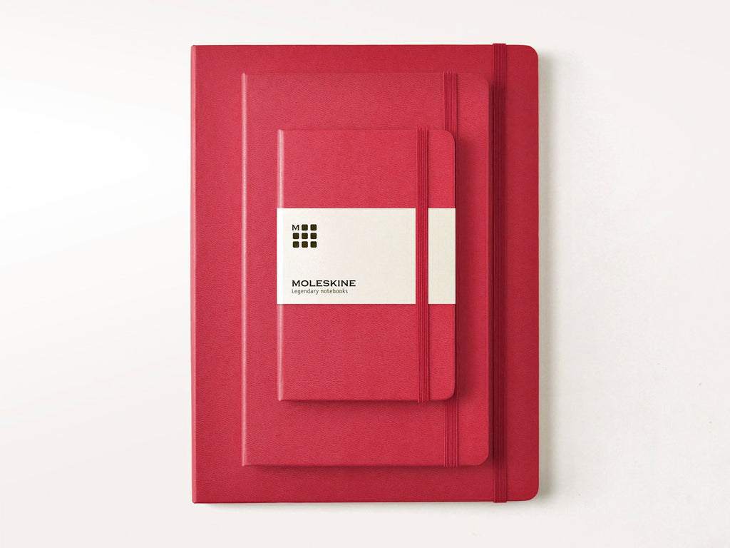 Moleskine Classic Hardcover Notebook - Scarlet Red