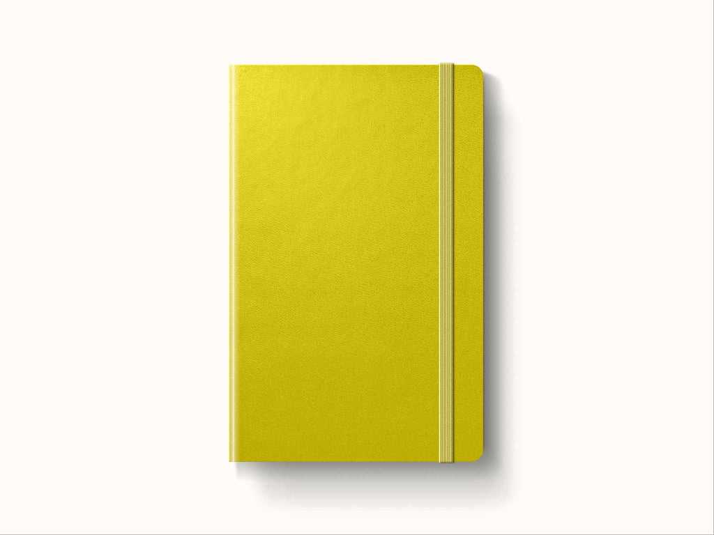 Moleskine Classic Silk Fabric Notebook - Hay Yellow