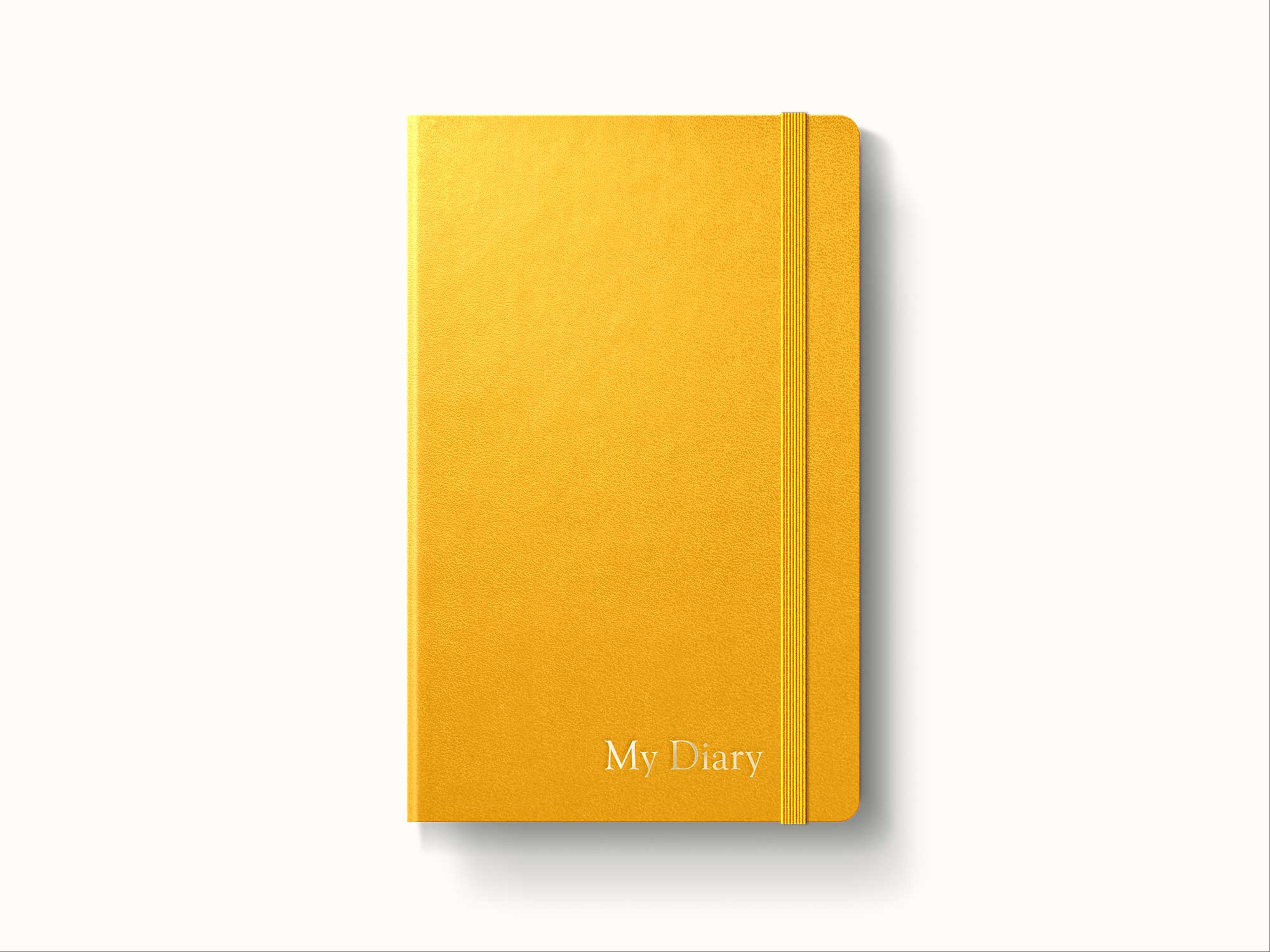 Moleskine Classic Silk Fabric Notebook - Orange Yellow X-Large / Ruled
