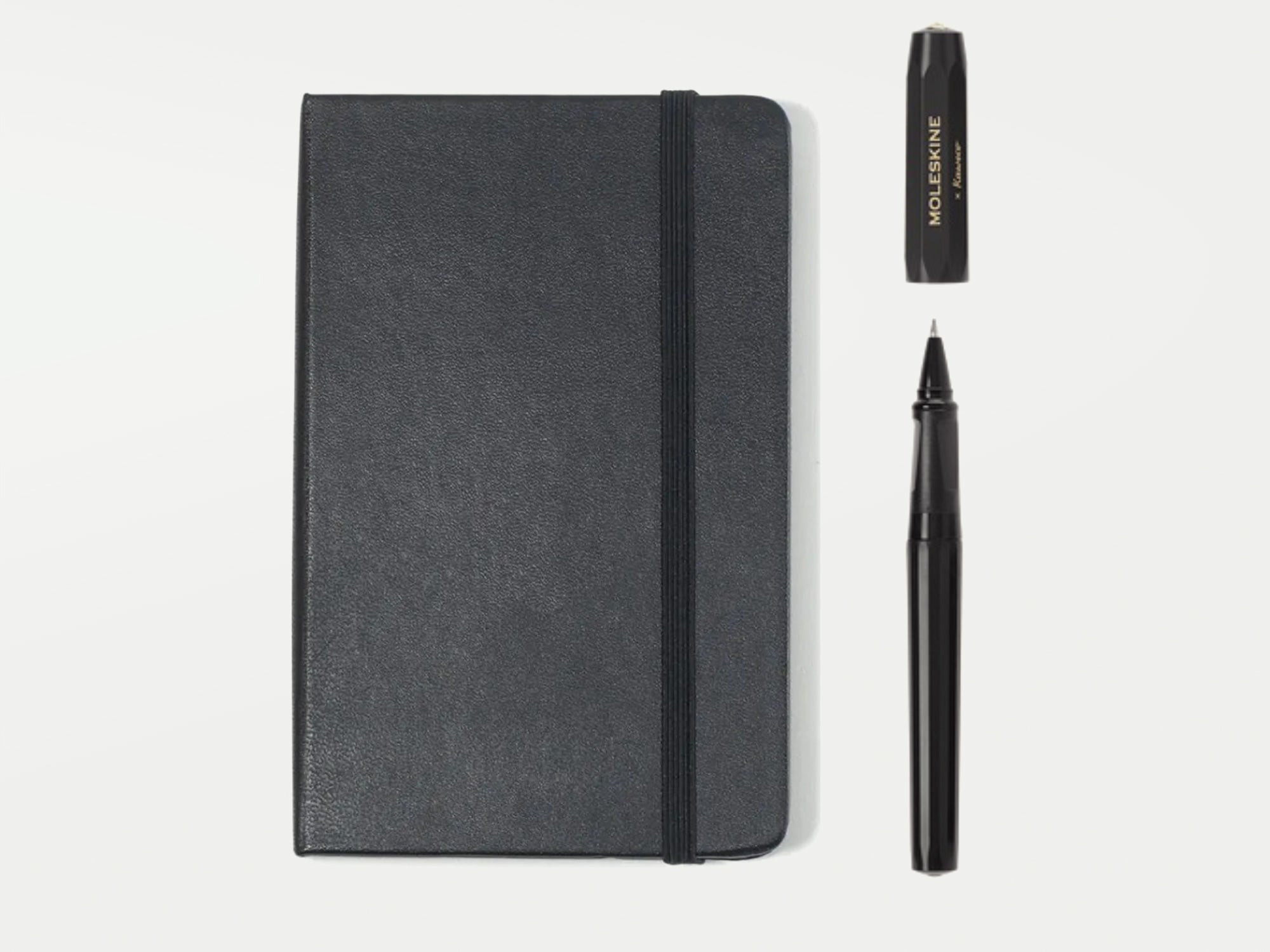 Moleskine® Pocket Notebook And Go Pen Gift Set - Custom Staplers