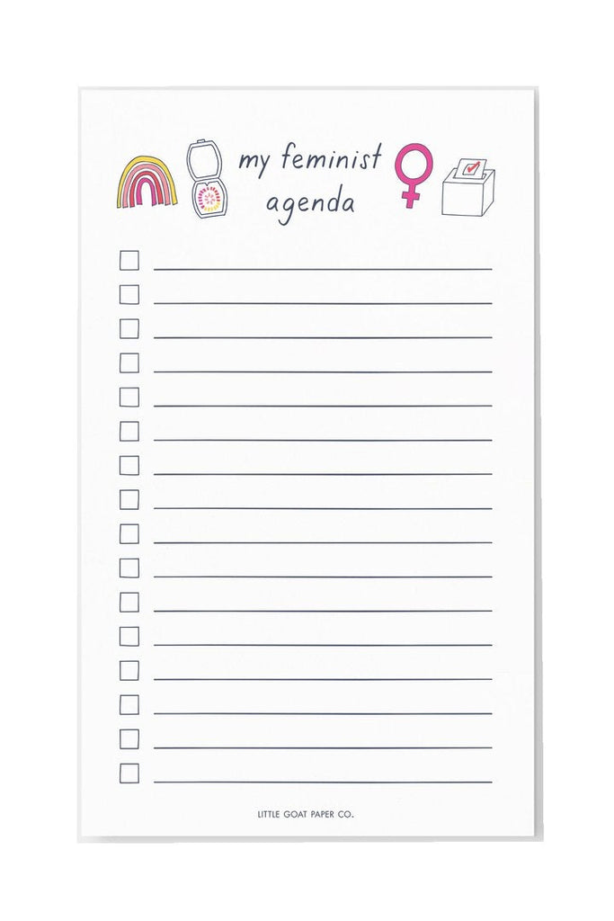 My Feminist Agenda Notepad