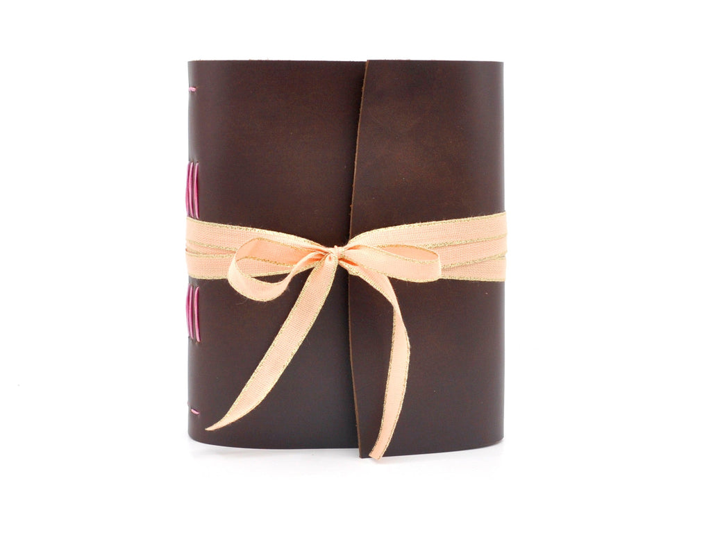 Peach Blossom One of a Kind Leather Journal