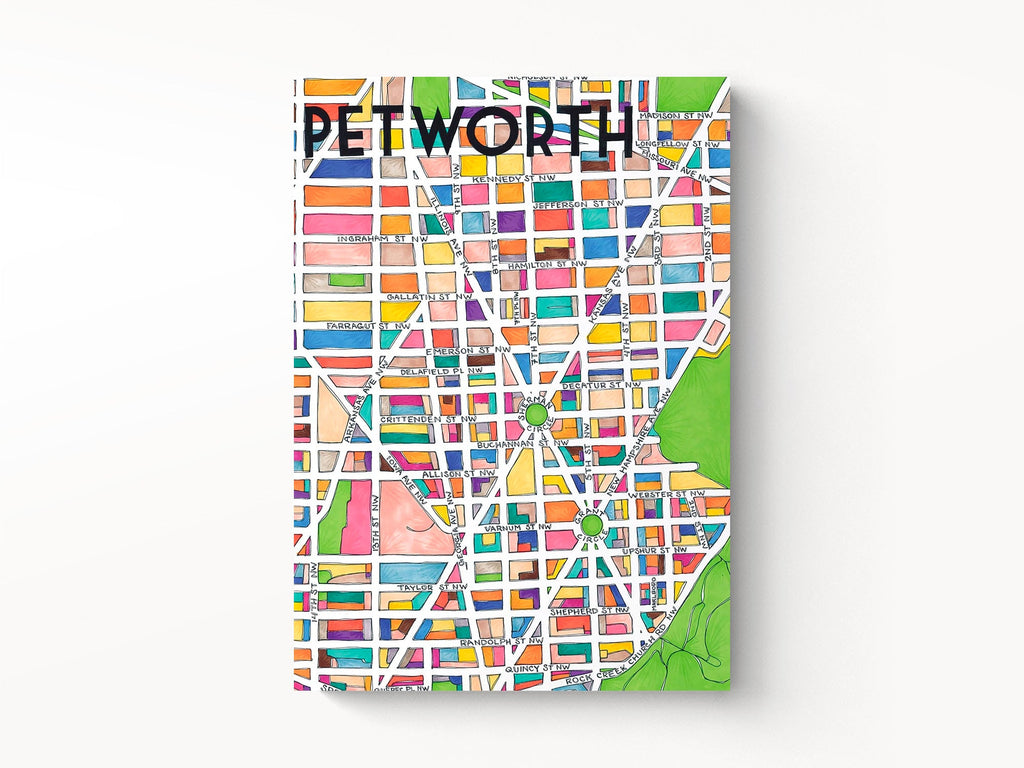 Petworth Art Map Greeting Card