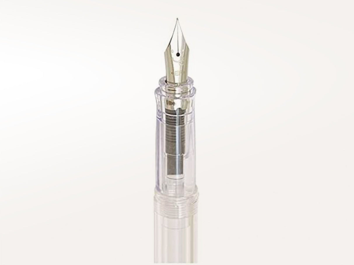 Pilot Kakuno Fountain Pen - Extra Fine - Clear Barrel