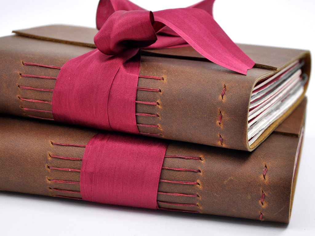Red Currant One of a Kind Leather Journal