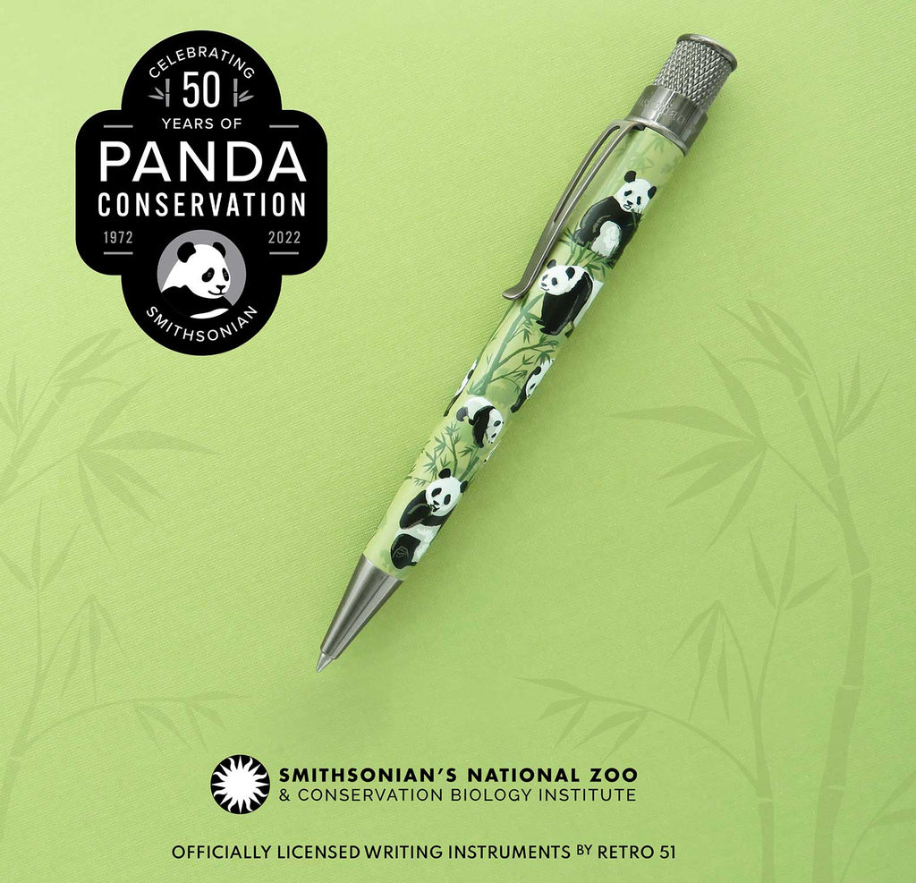 Retro 51 Smithsonian Collection Rollerball Pen - National Zoo Panda
