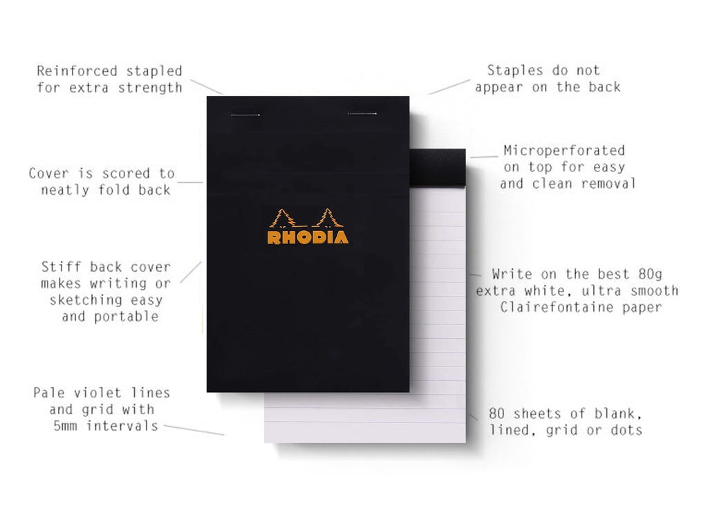 Rhodia Classic Notepad No 8 (3 x 8.25)