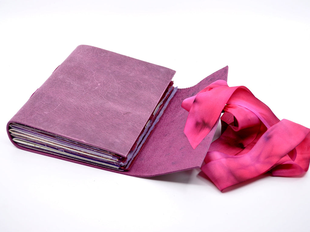 Rose Madder One of a Kind Leather Journal