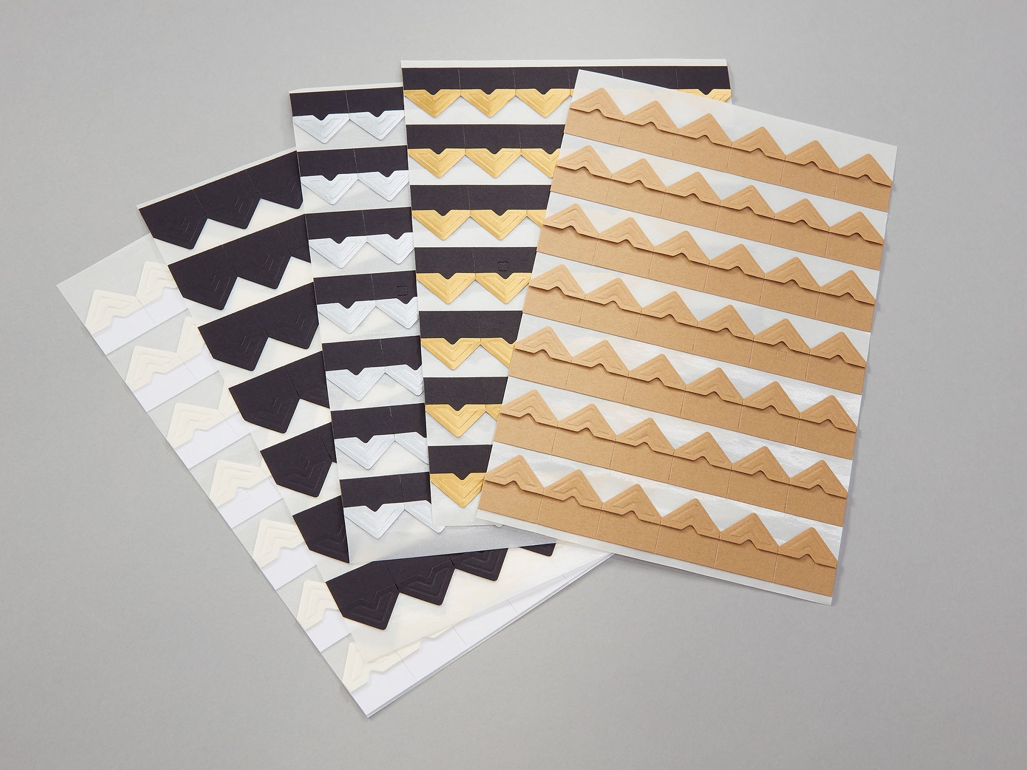 Scrapbook Adhesives Paper Photo Corners Self-Adhesive 108/PK Kraft